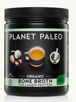 Organic Bone Broth Collagen Protein – Herbal Defence 450g - Planet Paleo - welzo