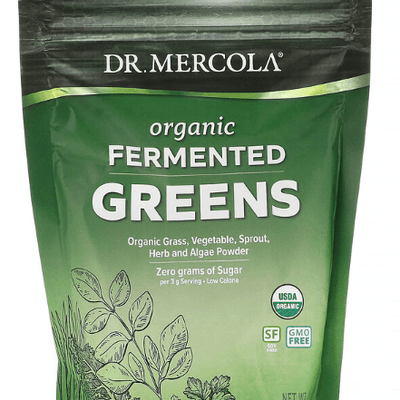 Organic Fermented Greens (90 servings): 1 bag - Dr Mercola - welzo