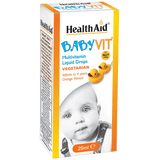 HealthAid BabyVit Multivitamin Drops Orange Flavour 25ml - welzo