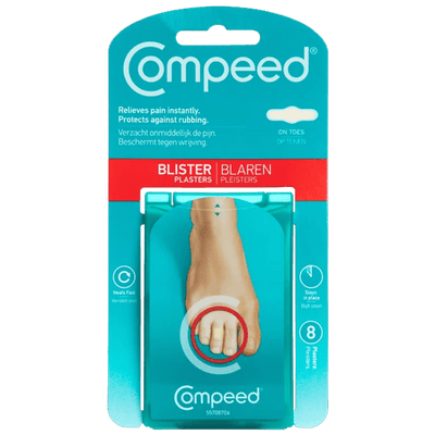 Compeed Toe Blister Plasters Pack of 8 - welzo