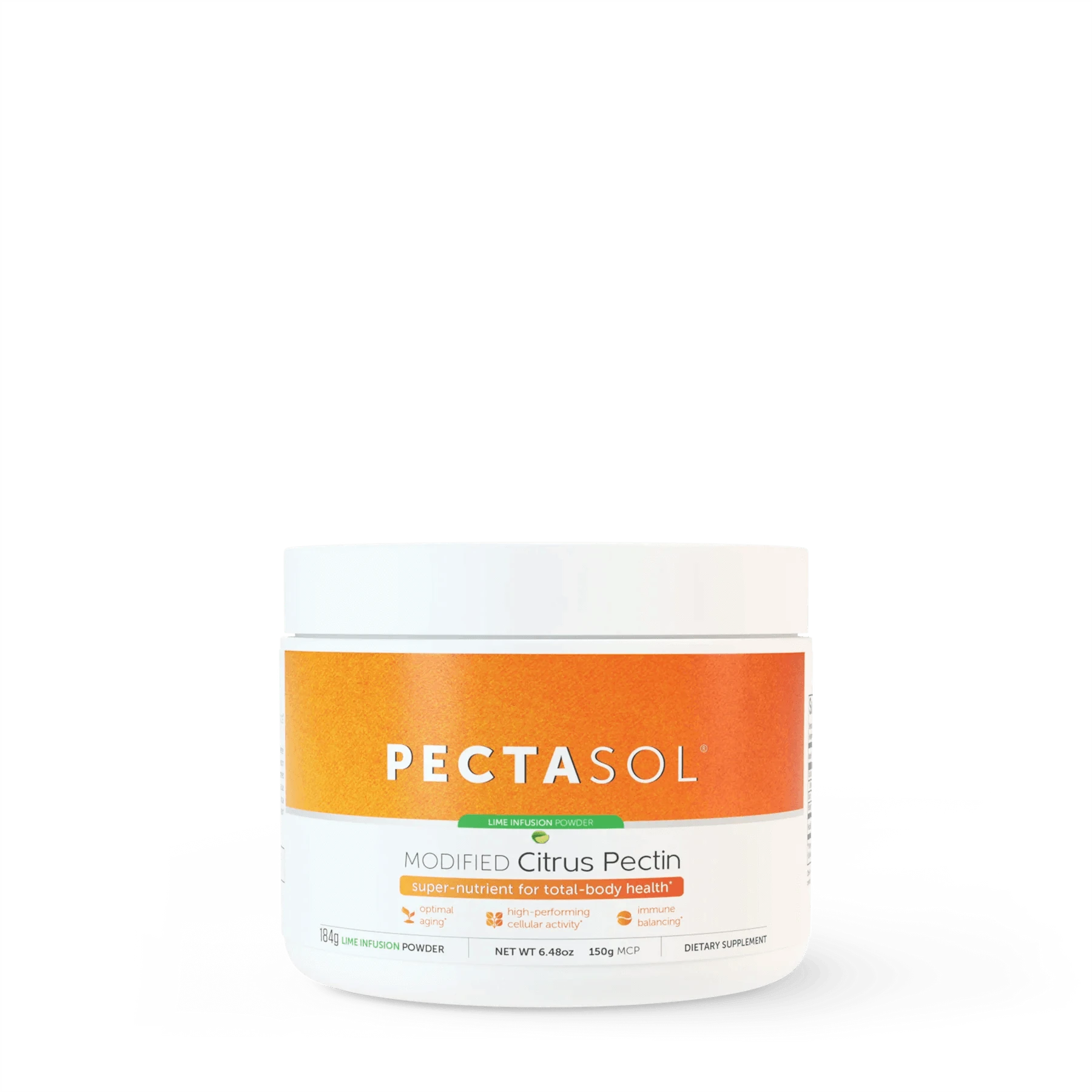 PectaSol-C (Modified Citrus Pectin) Lime Infusion, 184g Powder - ecoNugenics - welzo
