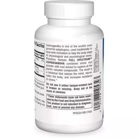 Herbales planetarias Espectro completo Ashwagandha 570mg