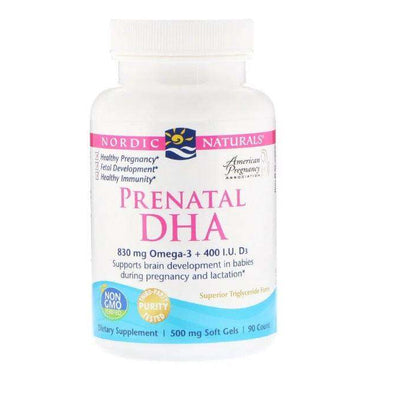 Prenatal DHA - 90 Soft Gels - Nordic Naturals - welzo