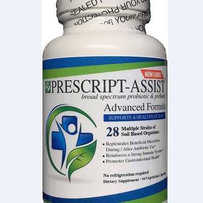 Prescript Assist SBO (soil based) Probiotic - 90 caps - No Pea Protein - Safer Medical - welzo