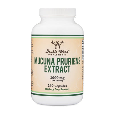 Double Wood Mucuna Pruriens - 210 x 500 mg capsules - Welzo