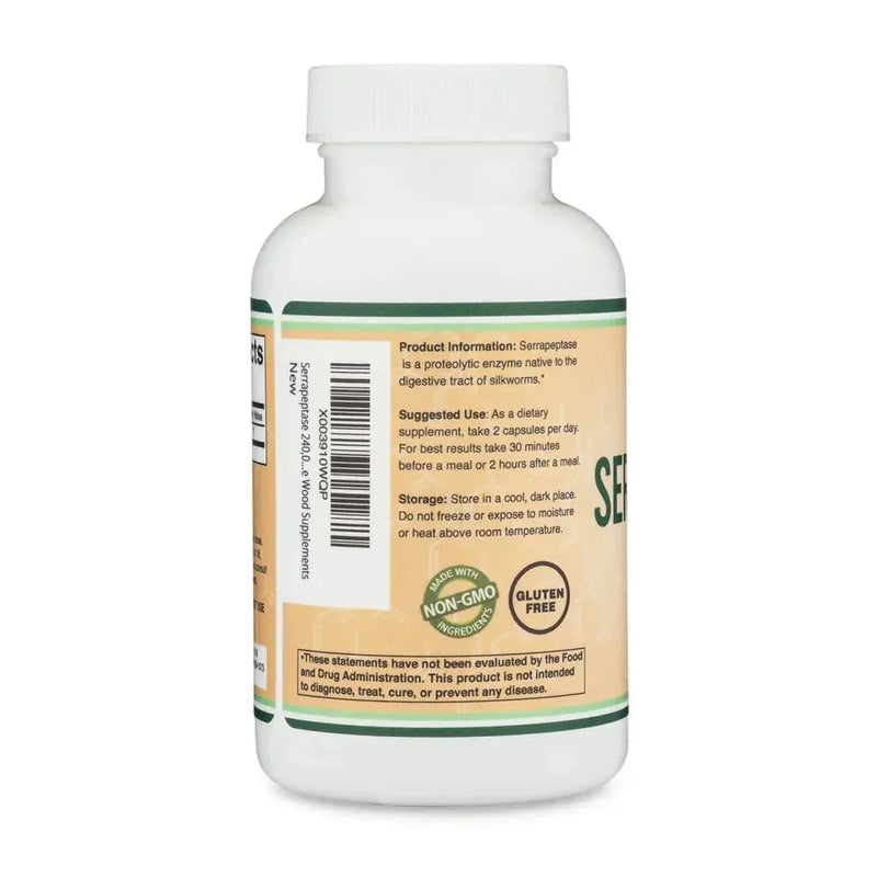 Double Wood Supplements Serrapeptase