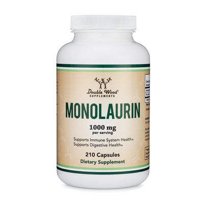 Double Wood Monolaurin - 210 x 500 mg capsules - Welzo