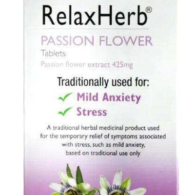 RelaxHerb Passion Flower Tablets - welzo