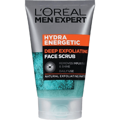 L'Oreal Men Expert Hydra Energetic Exfoliating Face Scrub 100ml - welzo