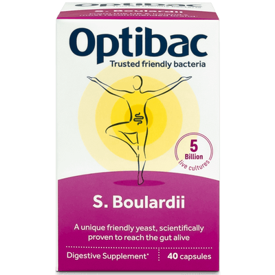 Saccharomyces Boulardii 40 capsules - OptiBac - welzo
