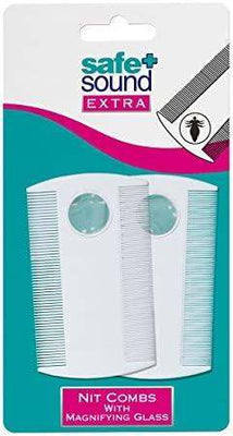 Safe & Sound Nit Comb White - welzo
