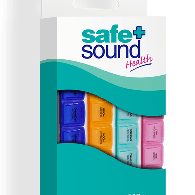 Safe & Sound Weekly Pill Dispenser - welzo