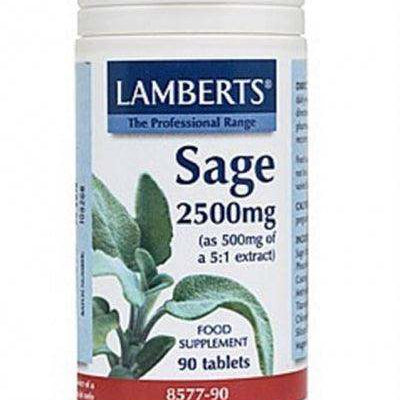 Sage 2500mg 90 Tabs - Lamberts - welzo