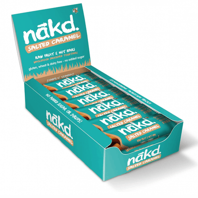 Salted Caramel 18 x 35g Bar (CASE of 18) - Nakd - welzo