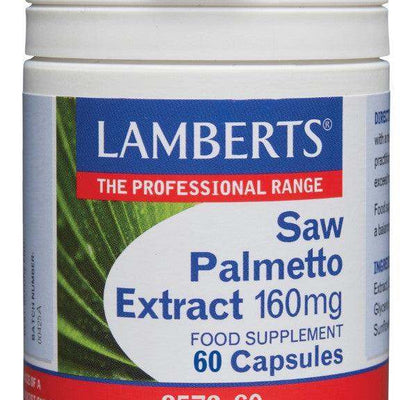 Saw Palmetto Extract, 160mg, 60 caps - Lamberts - welzo