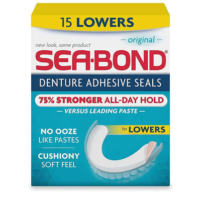 Seabond Original Lower Denture Fixatives Pack of 15 - welzo