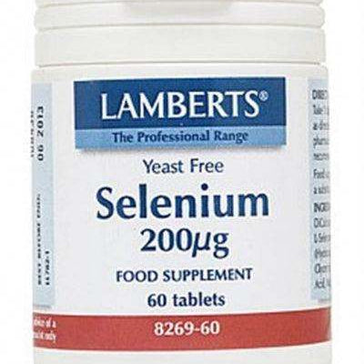 Selenium 200mcg - 60 Tabs - Lamberts - welzo