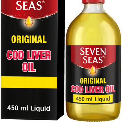 Seven Seas Cod Liver Oil Traditional Liquid 450ml - welzo