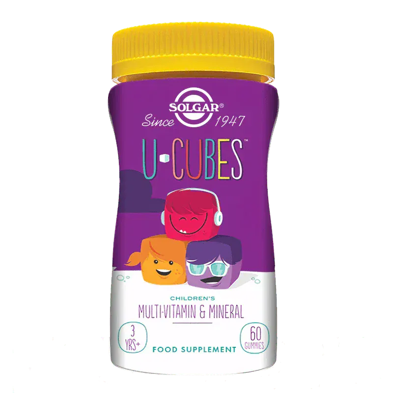 Solgar UCubes MultiVitamin & Mineral Gummies 60 Gummies
