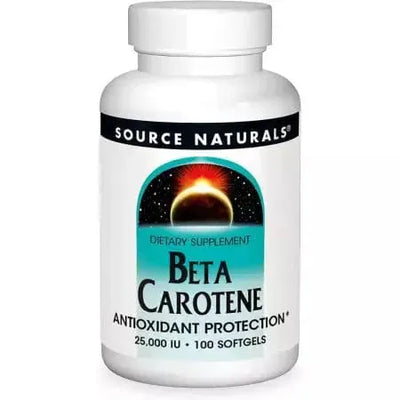 Source Naturals Beta Carotene 25,000IU 100 Softgels
