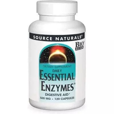 Quelle Naturals Wesentliche tägliche Enzyme 500 mg