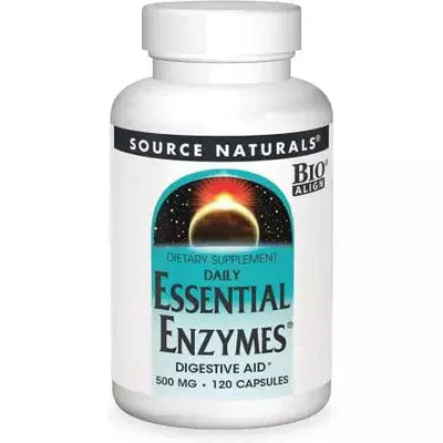 Zdrojové přirozené základní denní enzymy 500 mg