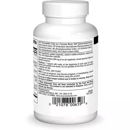 Source Naturals Essential Daily Enzymes 500mg