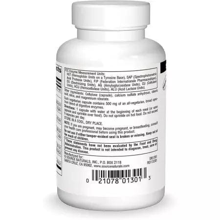 Source Naturals Essential Daily Enzymes 500mg