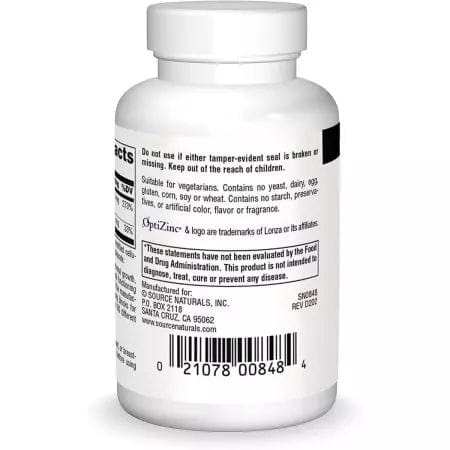 Bron Naturals optizinc 30 mg