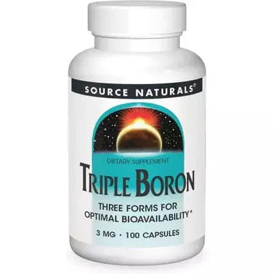 Source Naturals Triple Boron 3mg 100 Capsules