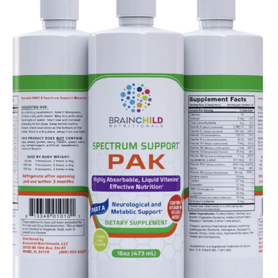 Spectrum Support II (PAK) Lemon/Lime Vitamins, 947 ml - BrainChild - SOI* - welzo