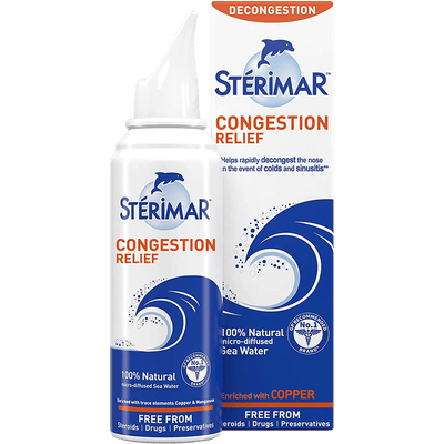 Sterimar Congestion Relief Sea Water Nasal Spray 100ml - welzo