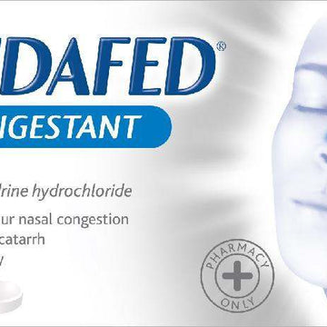 Sudafed decongestant 12 tablets - welzo