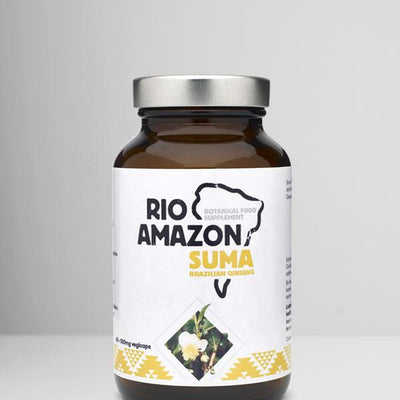 Rio Amazon Supplements Suma (Brazilian Ginseng/Pfaffia) 500mg- 60 Capsules - Welzo