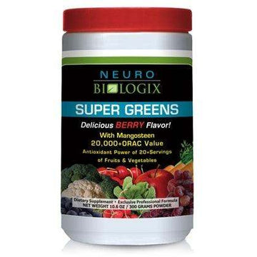 Super Greens (Berry) - 300g - Neuro Biologix - welzo