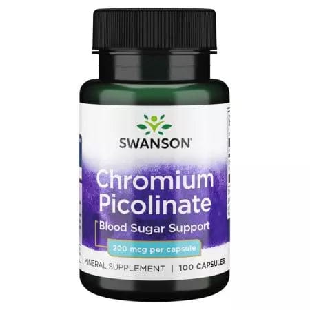 Swanson Chromium picolinát 200 mcg