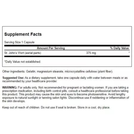 Суонсън Пълен спектър на Сейнт Джон на кант 375mg