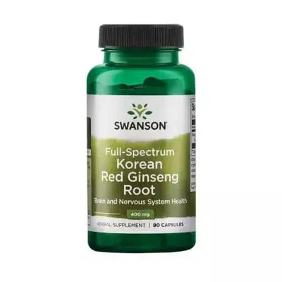 Swanson Korean Red Ginseng Root 400 mg 90 Capsules