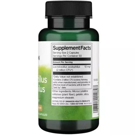 Swanson Lactobacillus acidophilus 1 miliardo di CFU