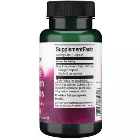 Swanson Marine Collagen 400mg 60 Capsules