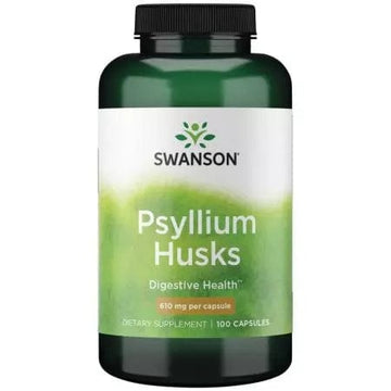 Coupes de psyllium de Swanson 610 mg