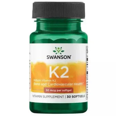 Swanson Ultra Natural Vitamin K2 50mcg 30 Softgels