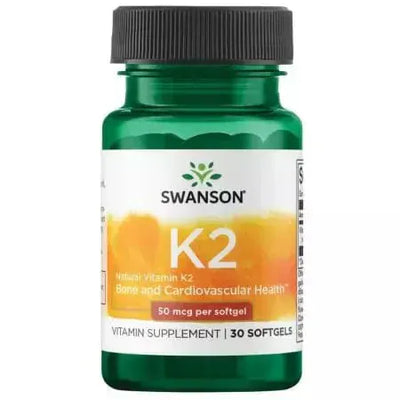 Swanson Ultra Natural Vitamin K2 50mcg 30 Softgels