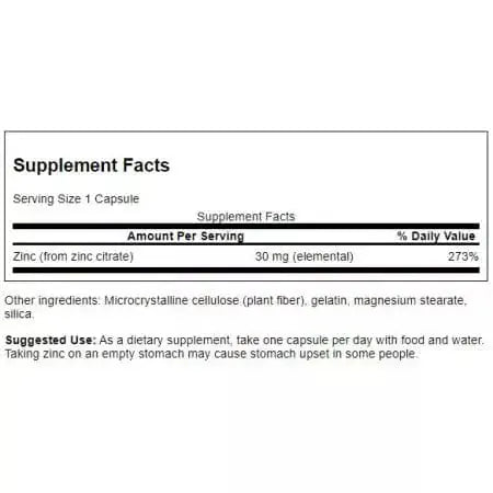 Swanson zinkcitraat - 60 capsules