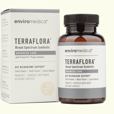Terraflora Advanced Care - Broad Spectrum Synbiotic (soil based) - 60 Capsules - Enviromedica - welzo