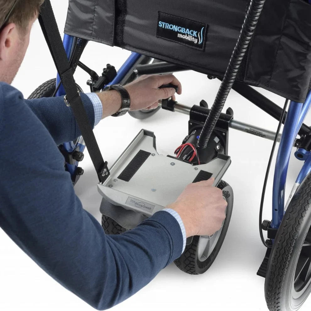 TGA Duo Powerstroll-Twin Wheel Wheelchair Power Assist s reverzní, rychlostí 4 mph, rozsah 10 mil