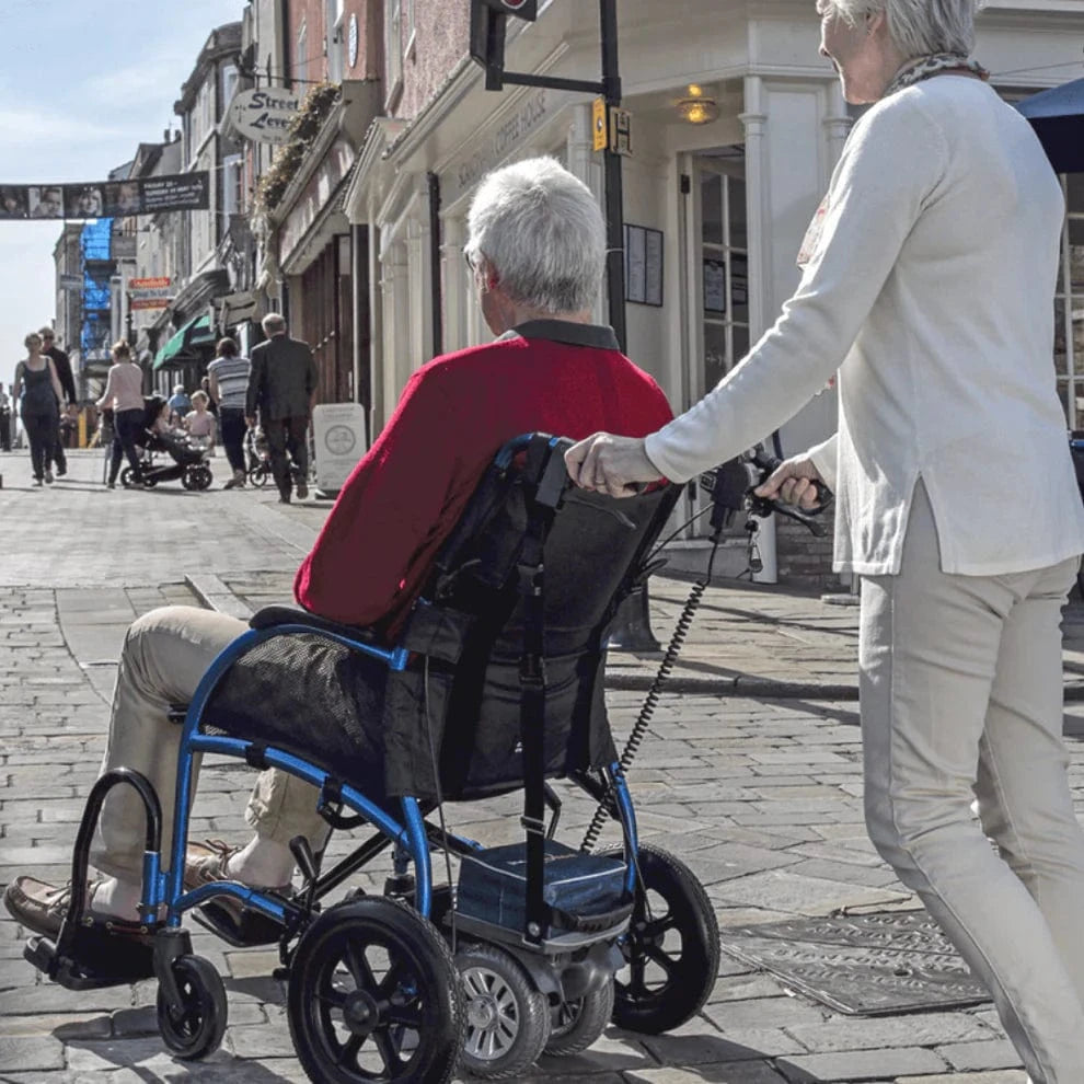 TGA Duo Powerstroll-Twin Wheel Wheelchair Power Assist s reverzní, rychlostí 4 mph, rozsah 10 mil