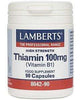 Thiamin 100mg, 90 Caps - Lamberts - welzo