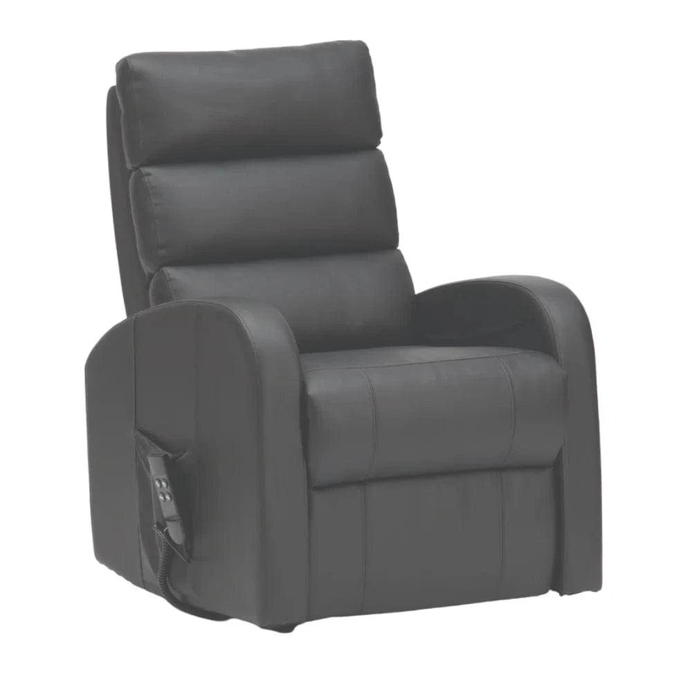 Electric Riser Recliner Chair with Three Tier Backrest – PU Leather Mobility Armchair
