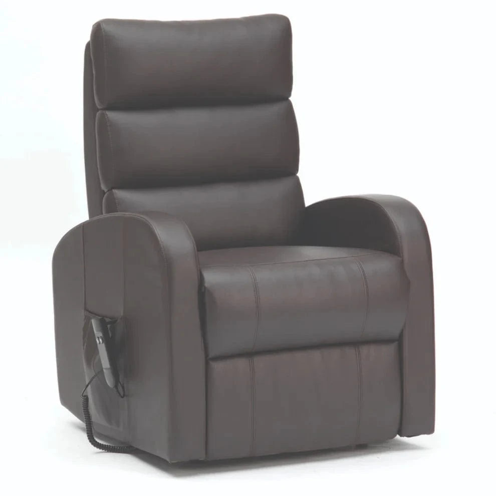 Electric Riser Recliner Chair with Three Tier Backrest – PU Leather Mobility Armchair